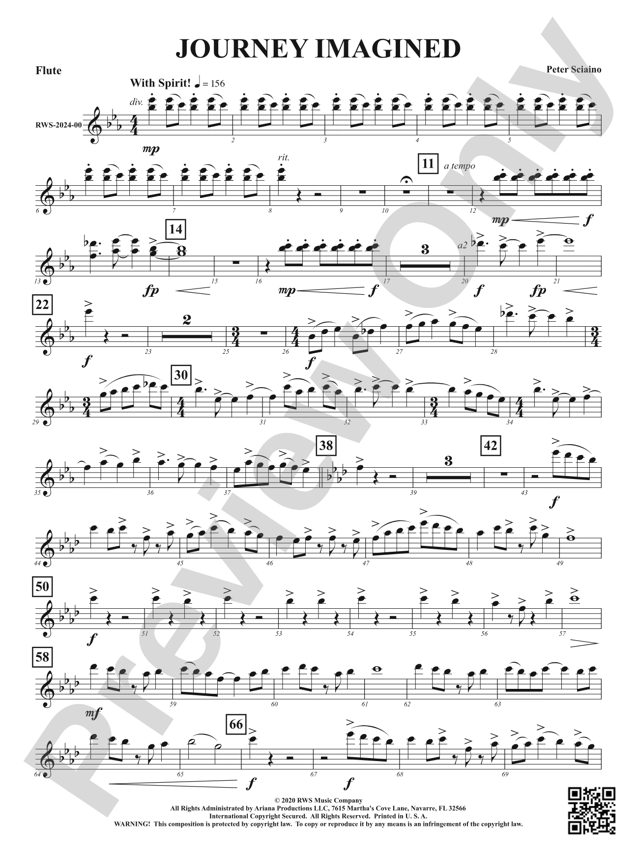 Journey Imagined: 1st Flute