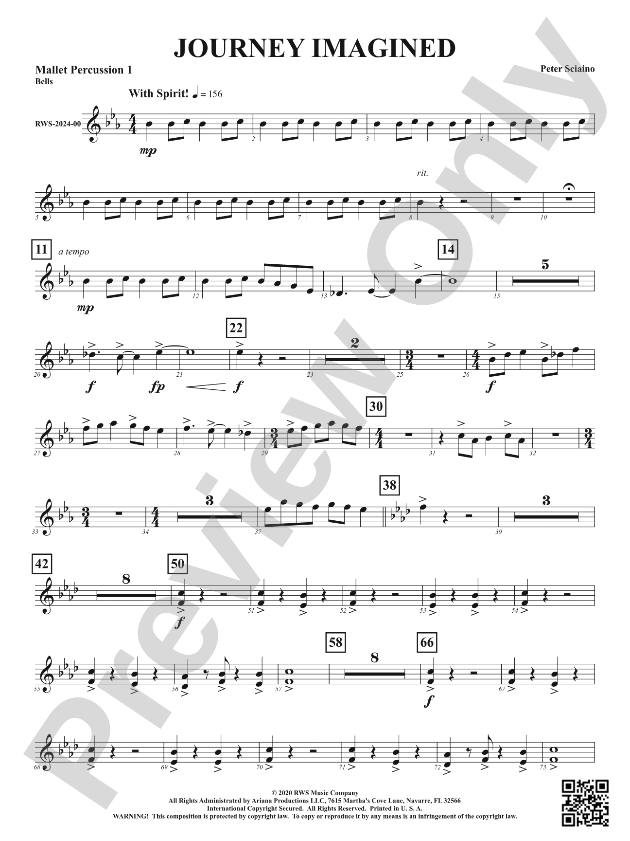 Journey Imagined: 1st Mallet Percussion