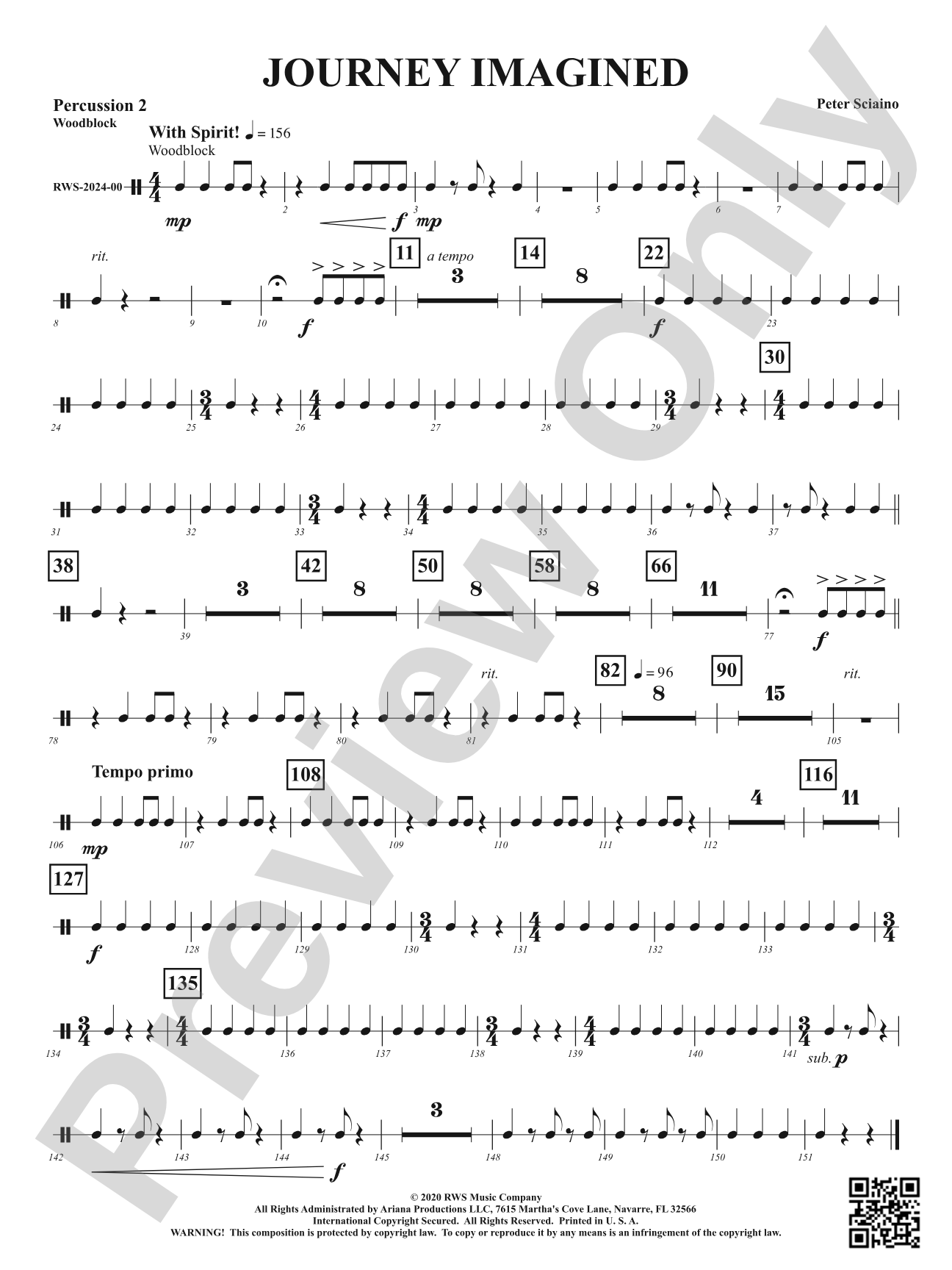 Journey Imagined: 2nd Percussion