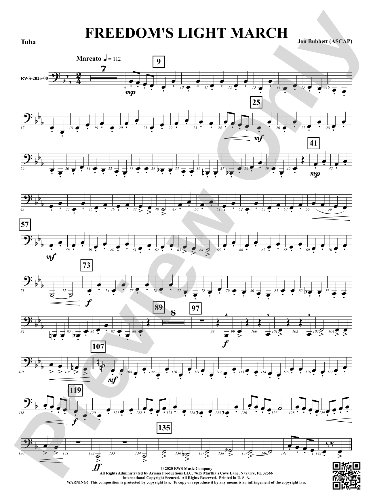 Freedom's Light March: Tuba
