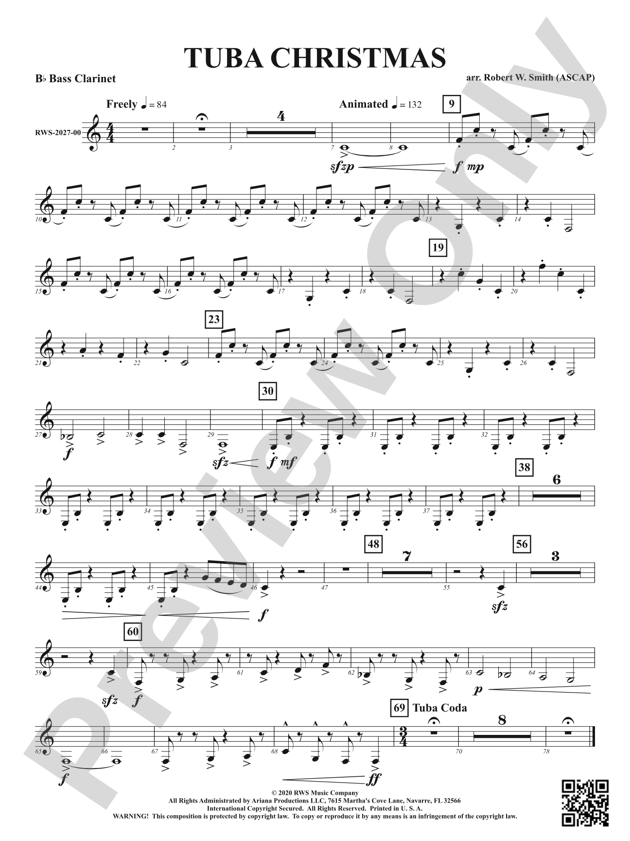 Tuba Christmas: B-flat Bass Clarinet