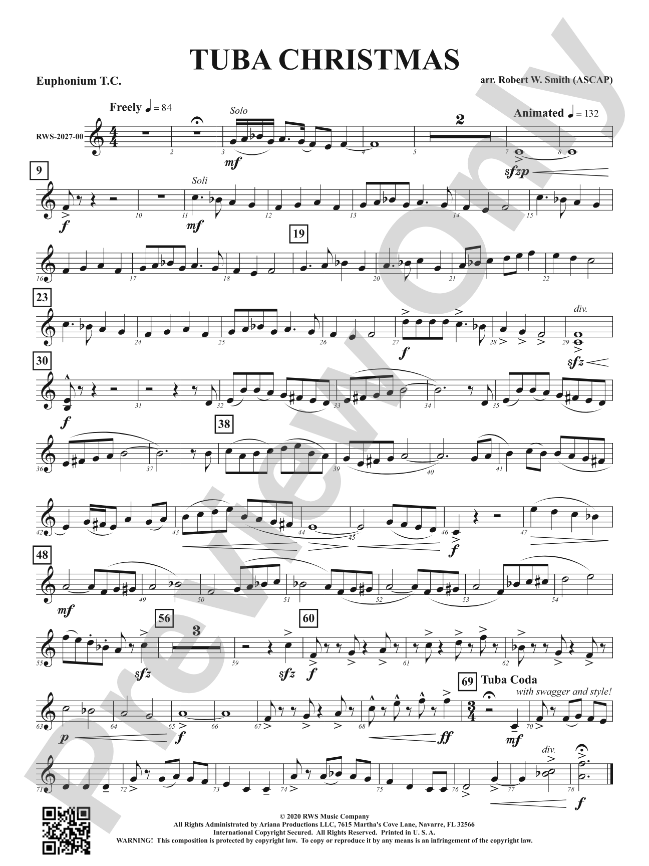 Tuba Christmas: Baritone T.C.