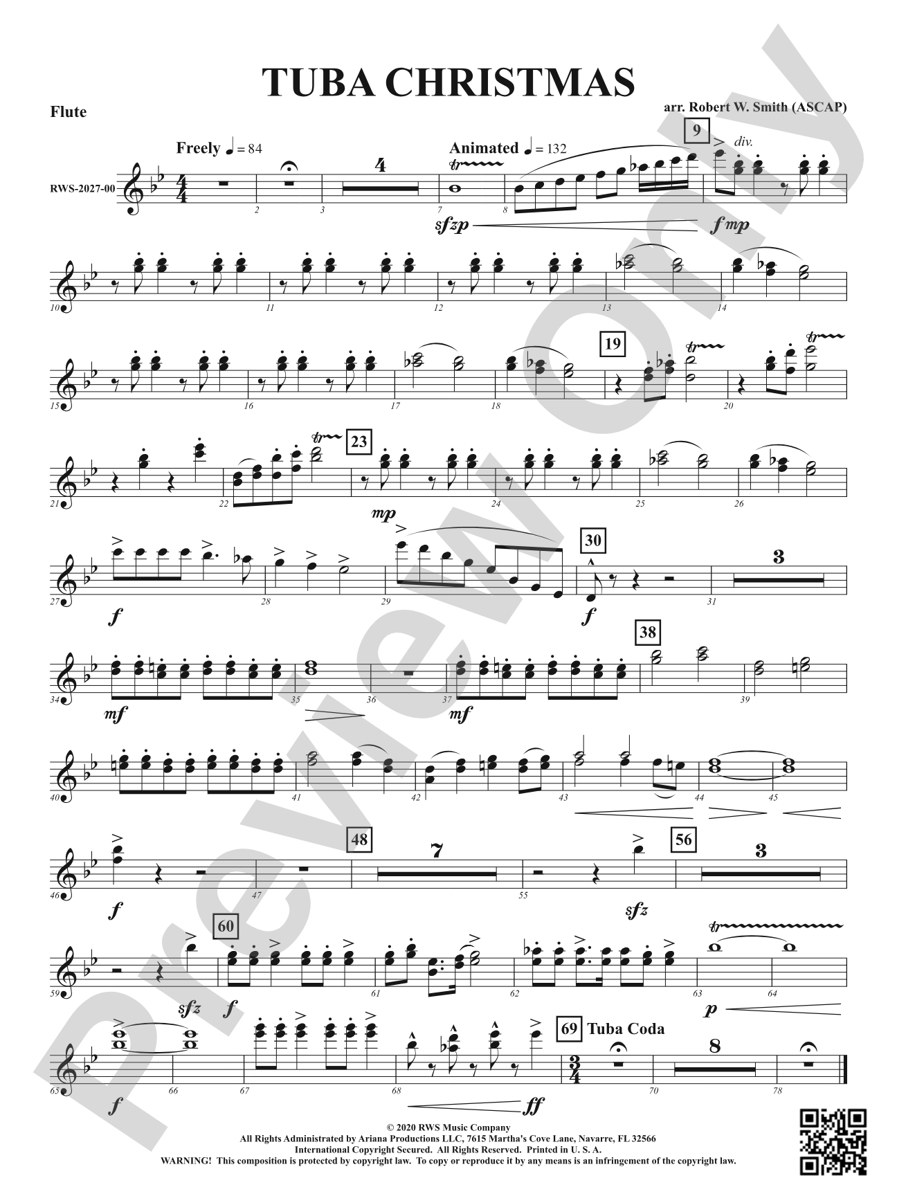 Tuba Christmas: 1st Flute