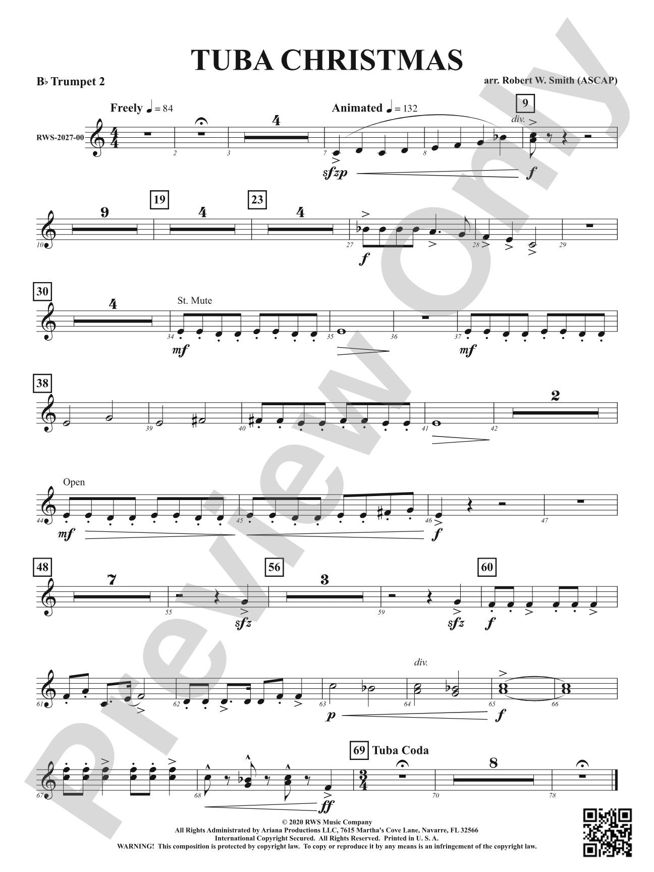Tuba Christmas: 2nd B-flat Trumpet