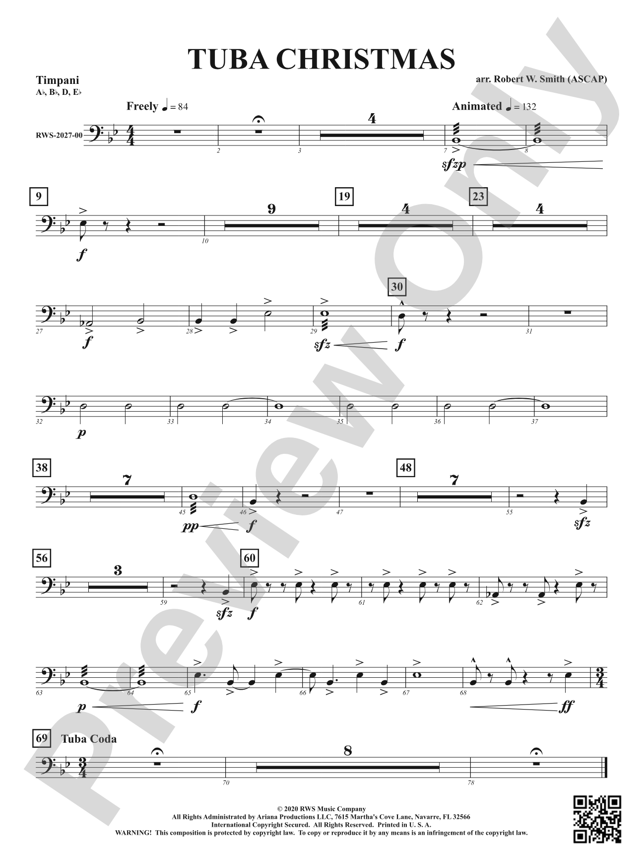 Tuba Christmas: Timpani