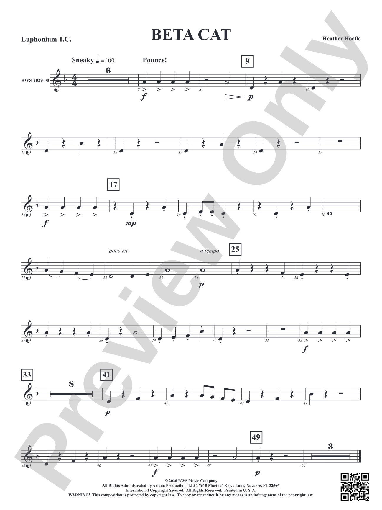 Beta Cat: Baritone T.C.