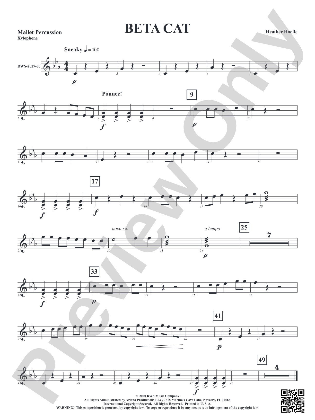 Beta Cat: 1st Mallet Percussion