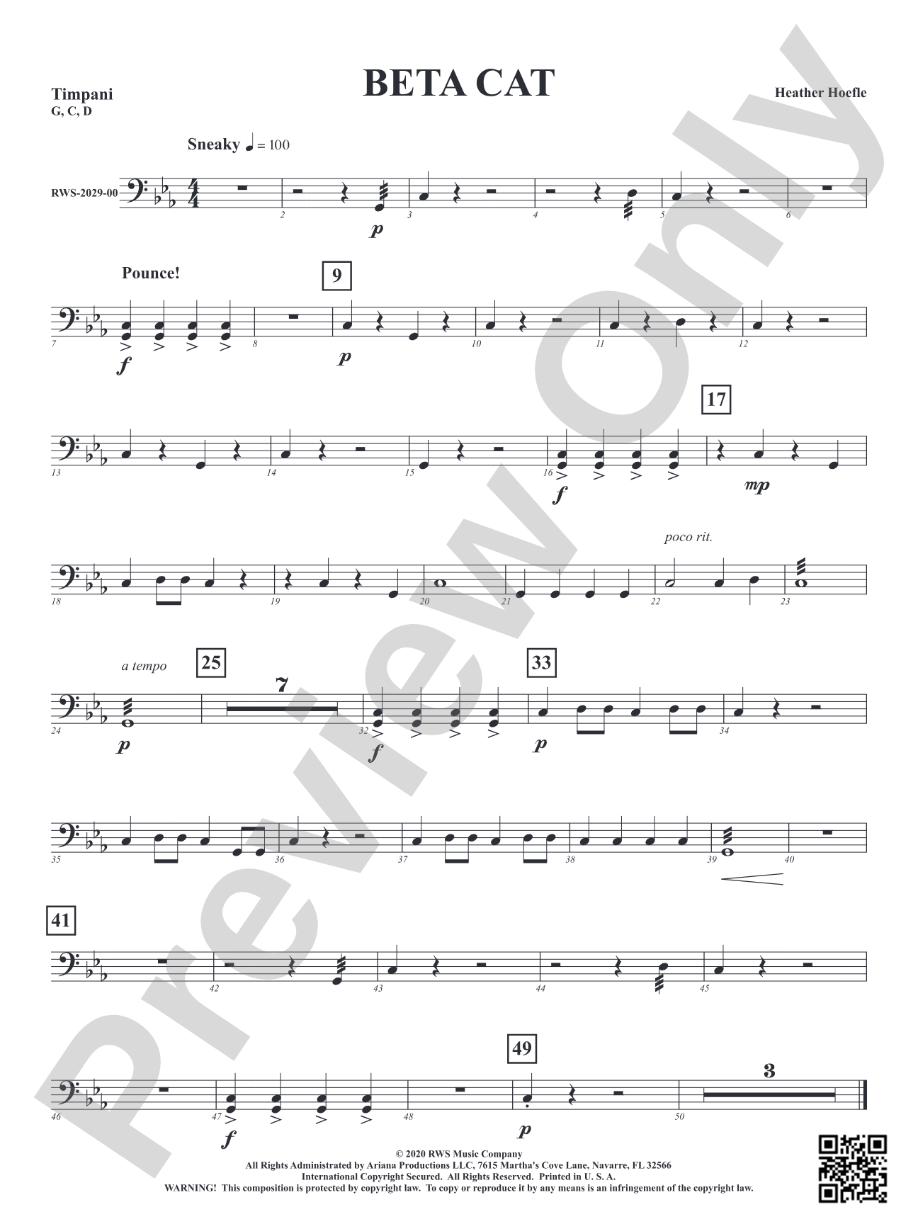 Beta Cat: Timpani