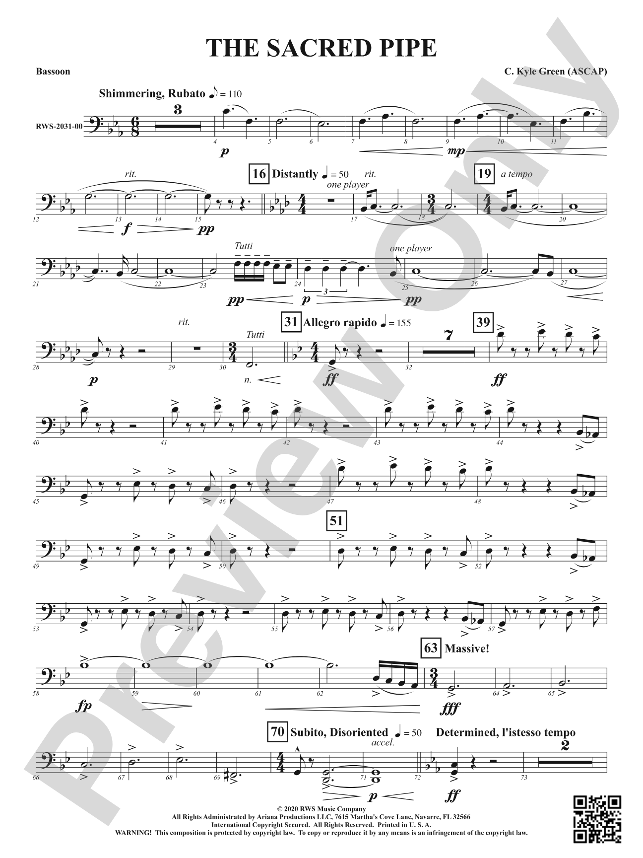 The Sacred Pipe: Bassoon