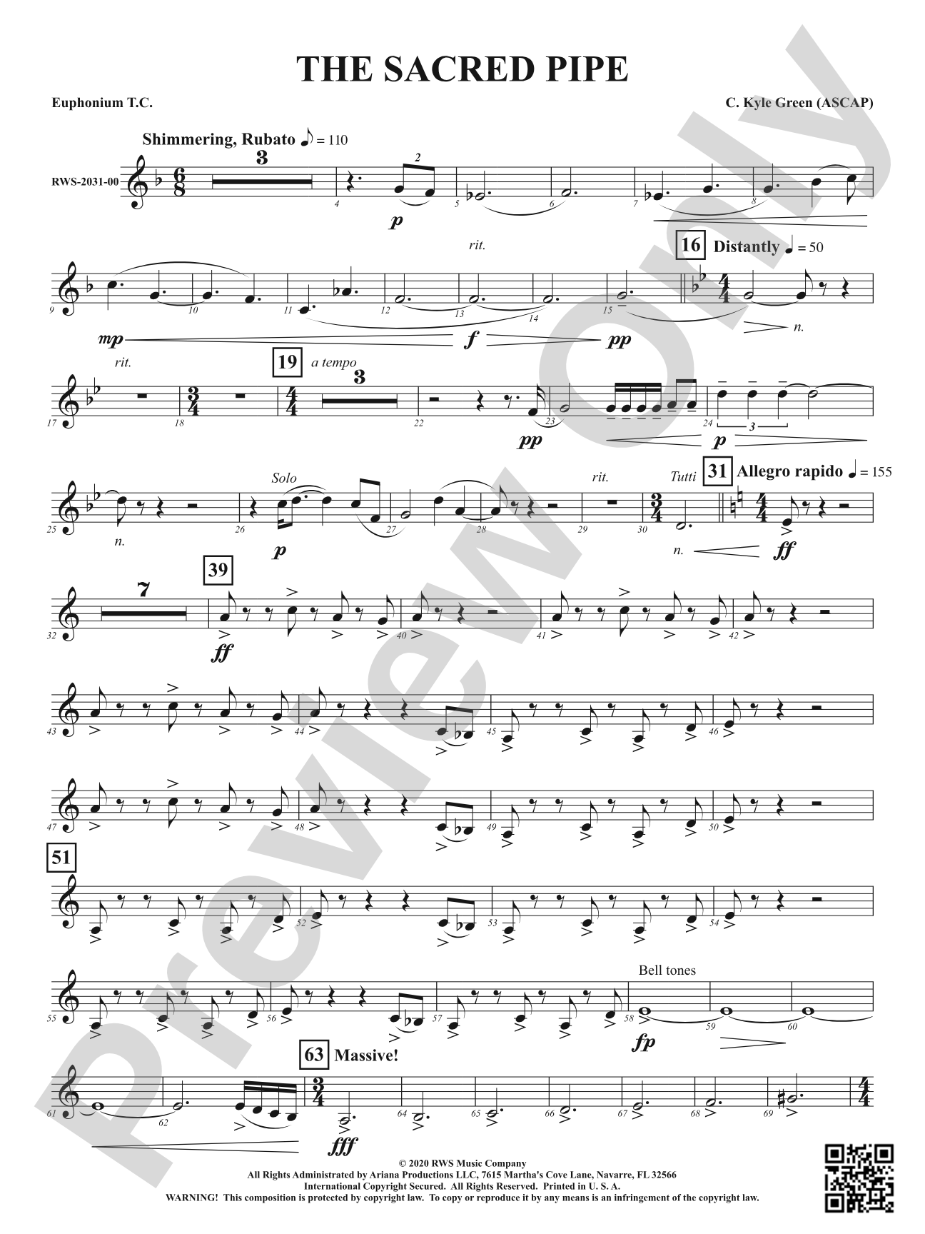 The Sacred Pipe: Baritone T.C.