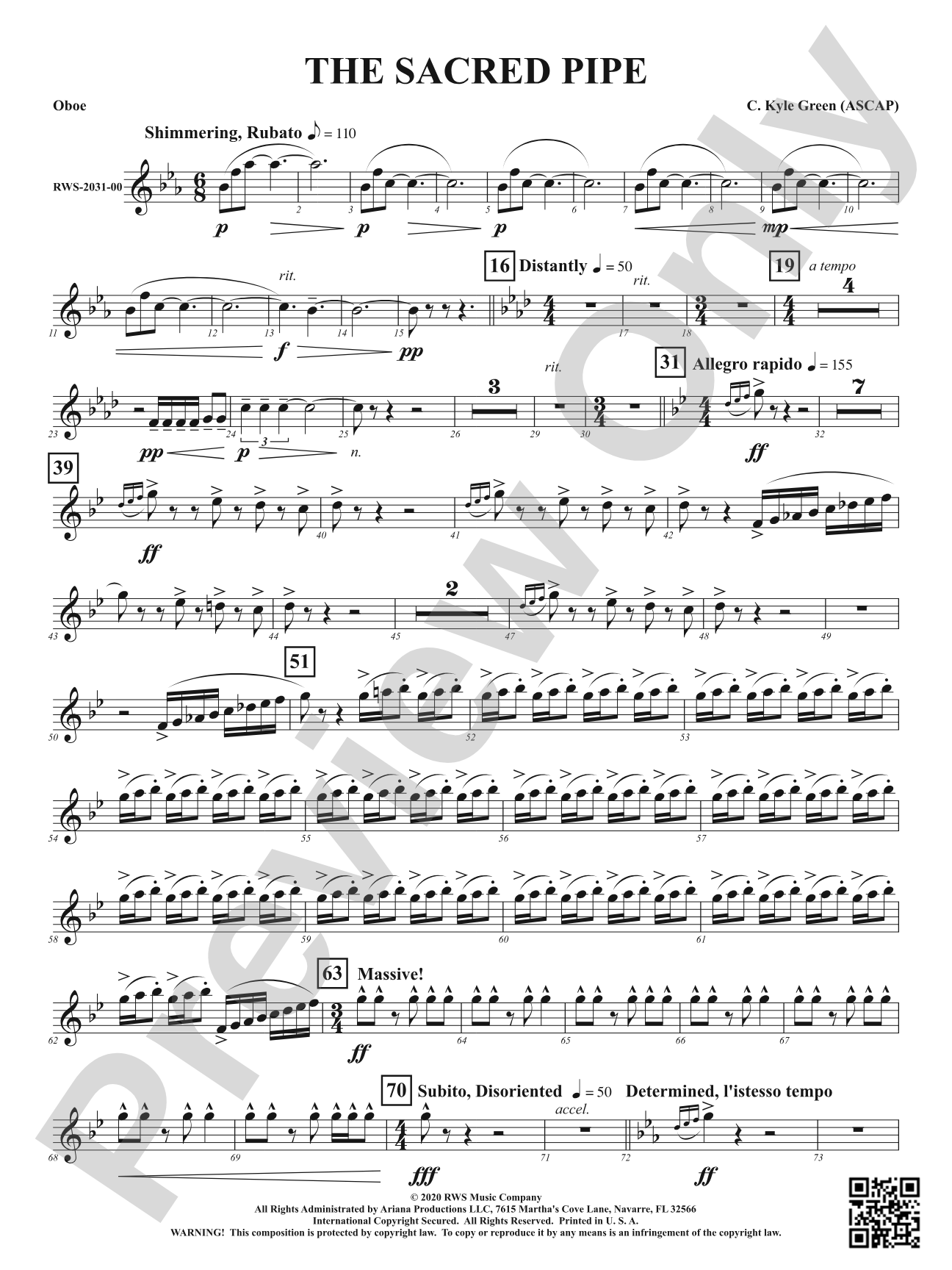 The Sacred Pipe: Oboe