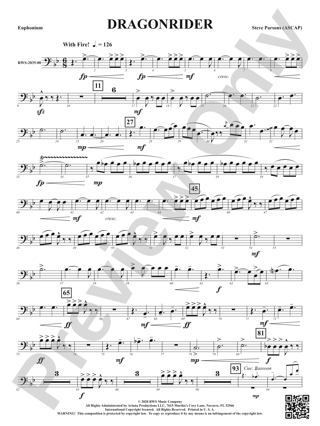 Dragonrider: Baritone B.C.