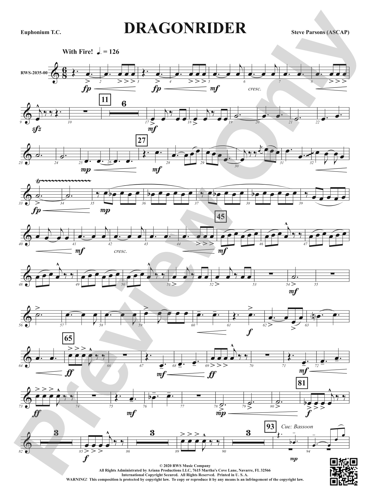 Dragonrider: Baritone T.C.