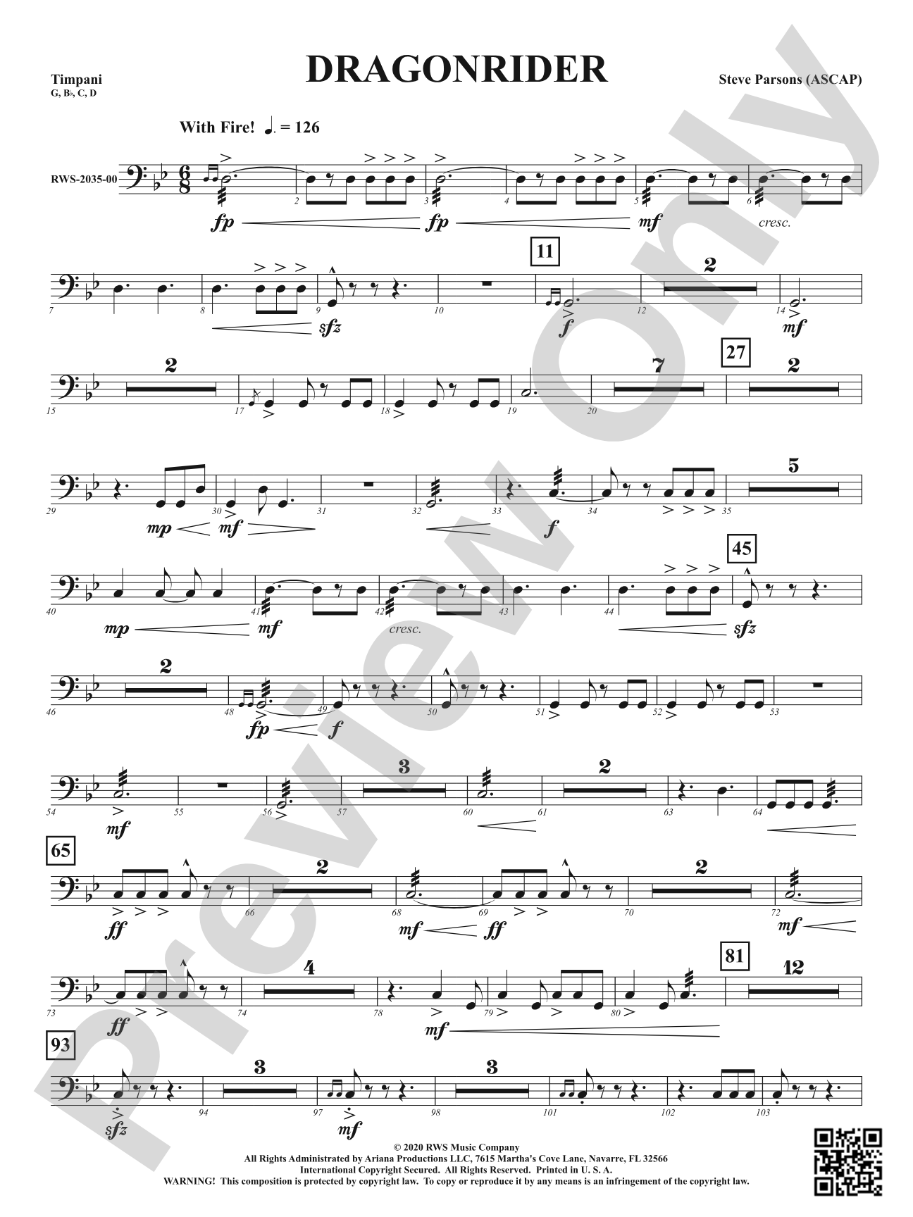 Dragonrider: Timpani
