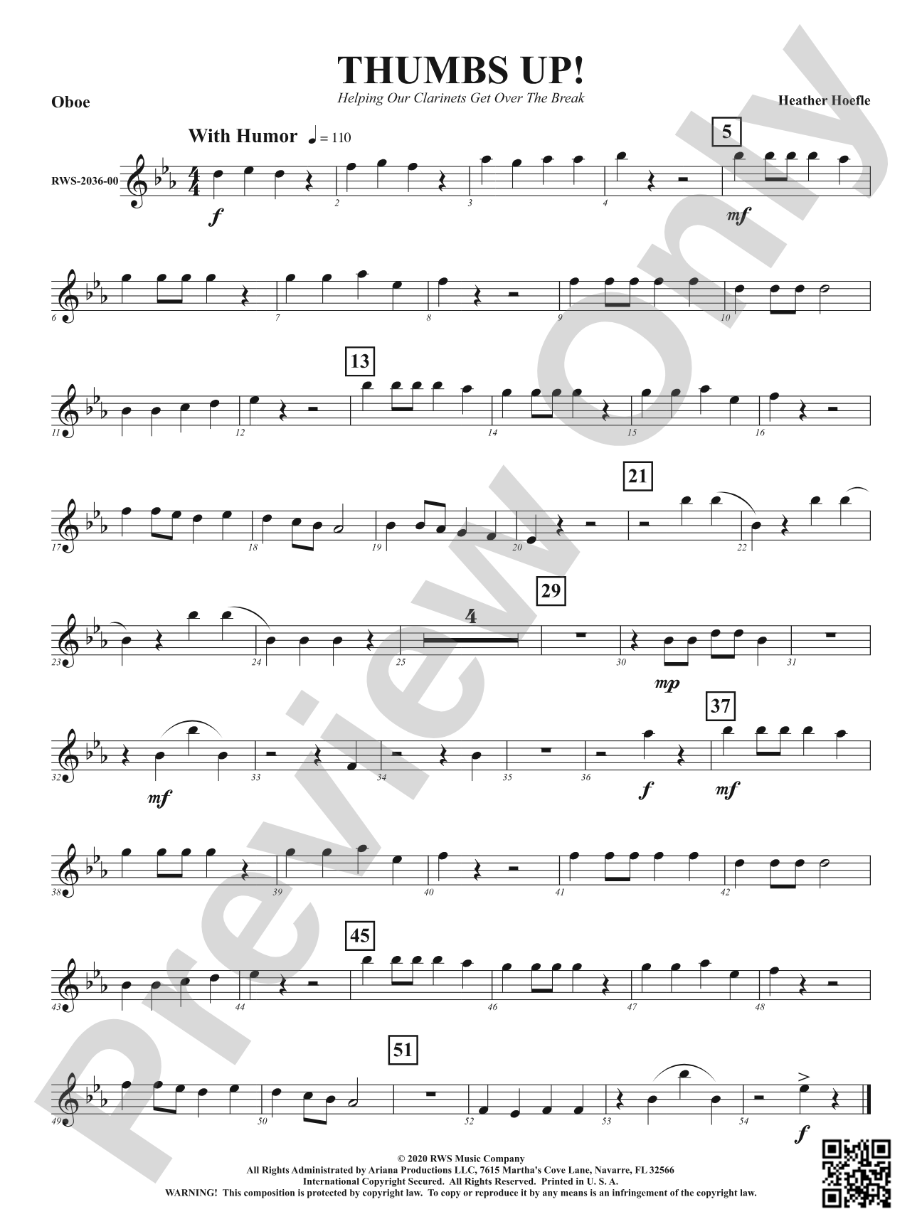 Thumbs Up! - Helping Our Clarinets Get Over the Break: Oboe