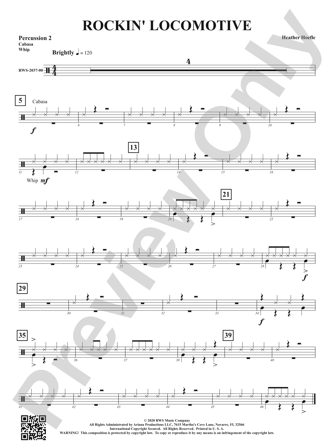 Rockin' Locomotive: 2nd Percussion