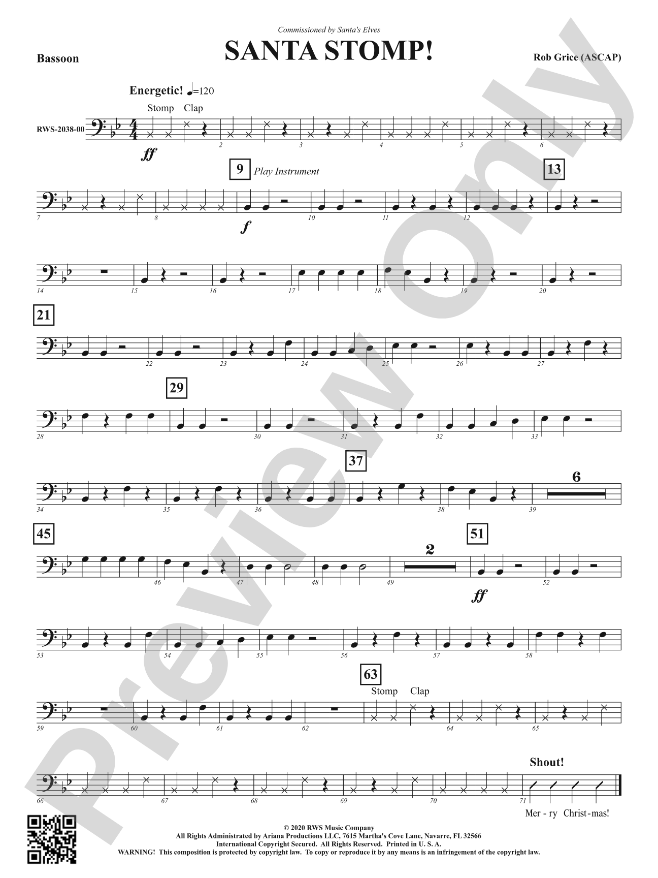 Santa Stomp!: Bassoon