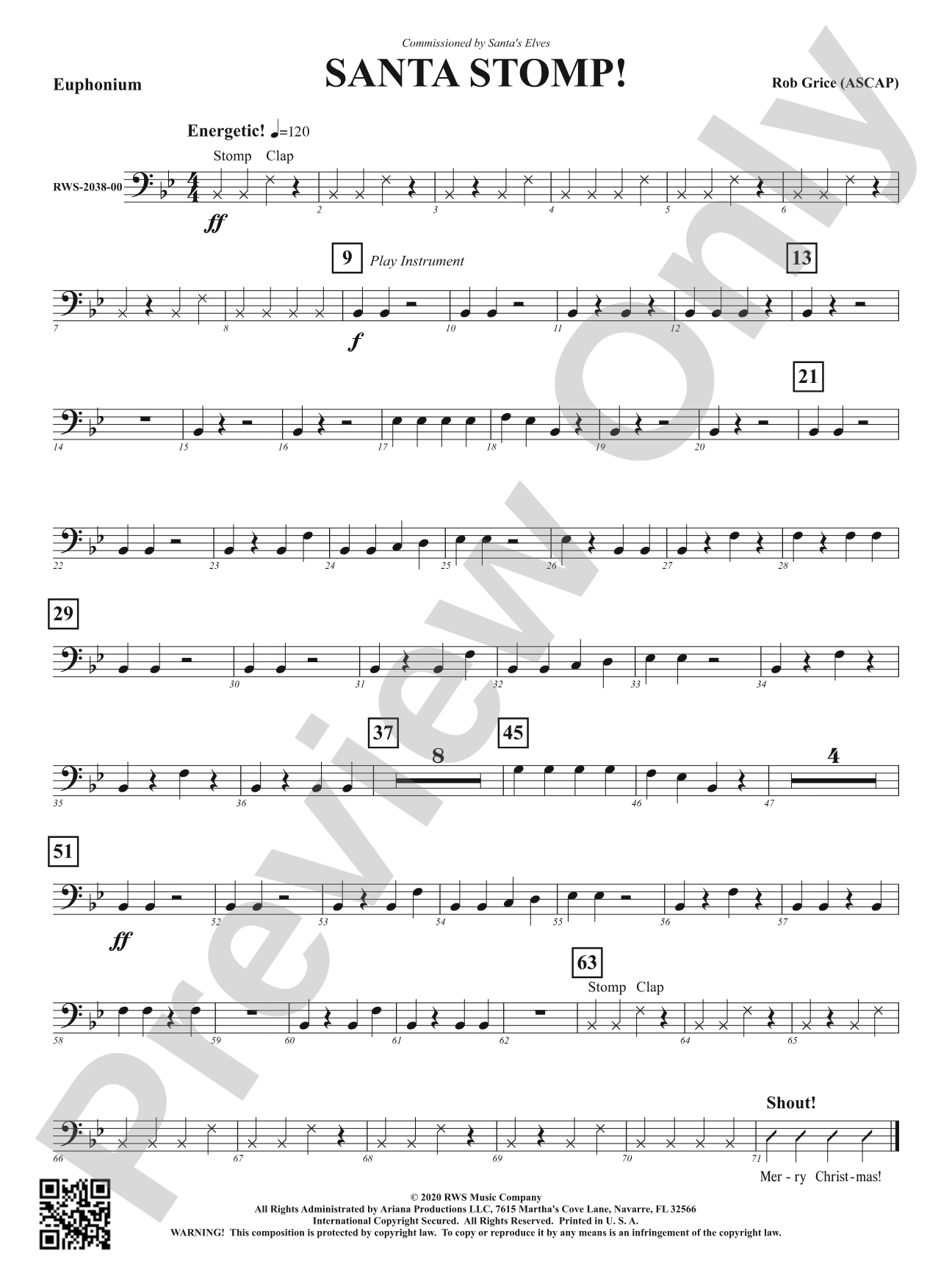 Santa Stomp!: Baritone B.C.