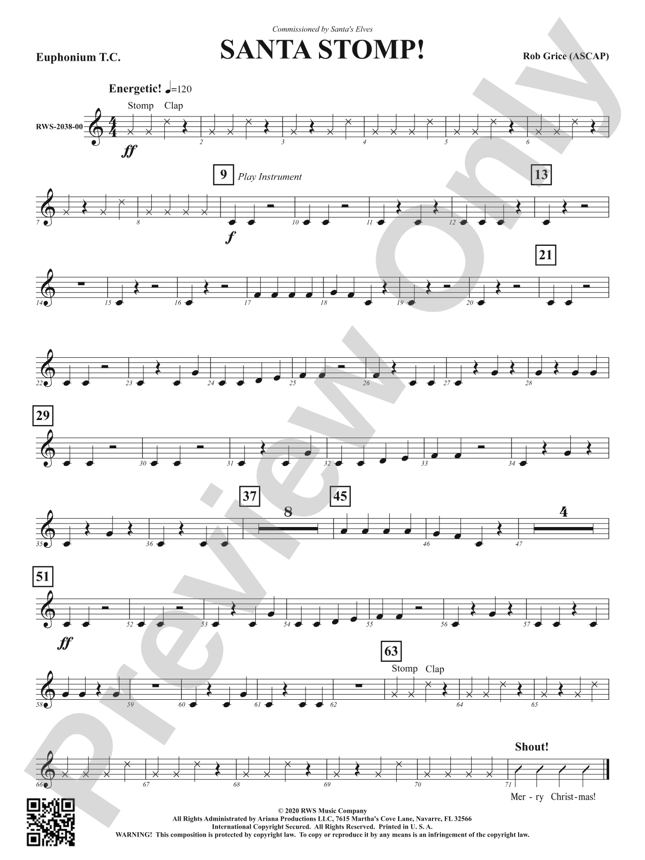 Santa Stomp!: Baritone T.C.