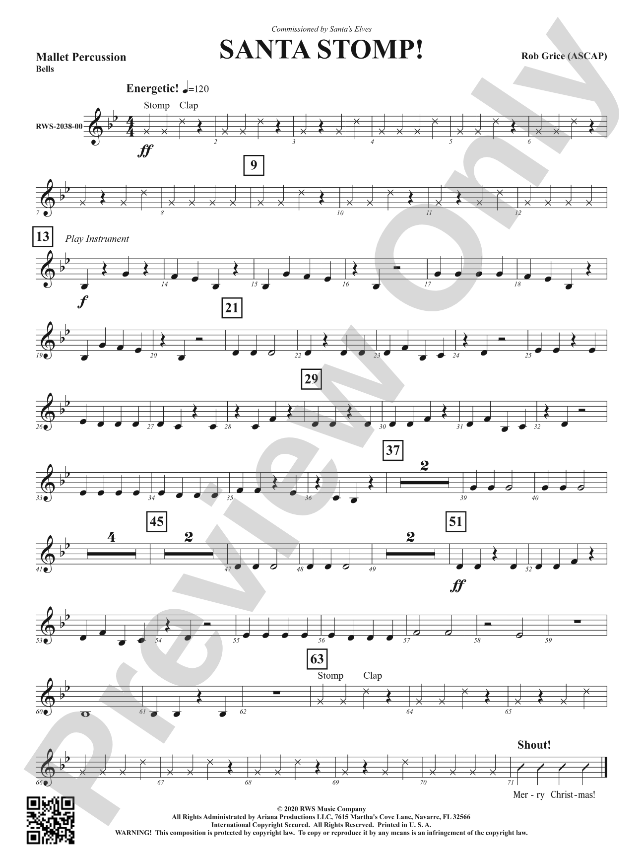 Santa Stomp!: 1st Mallet Percussion