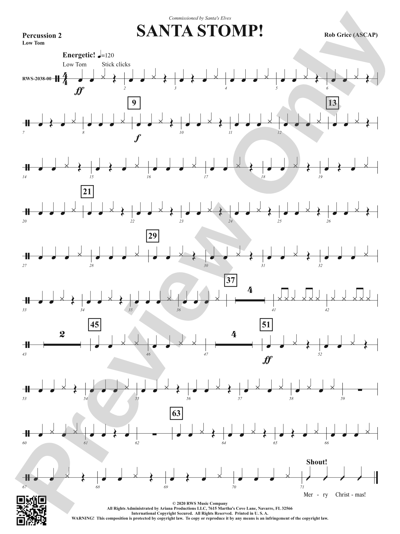 Santa Stomp!: 2nd Percussion