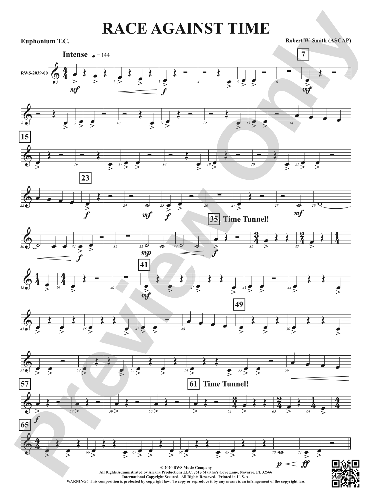 Race Against Time: Baritone T.C.