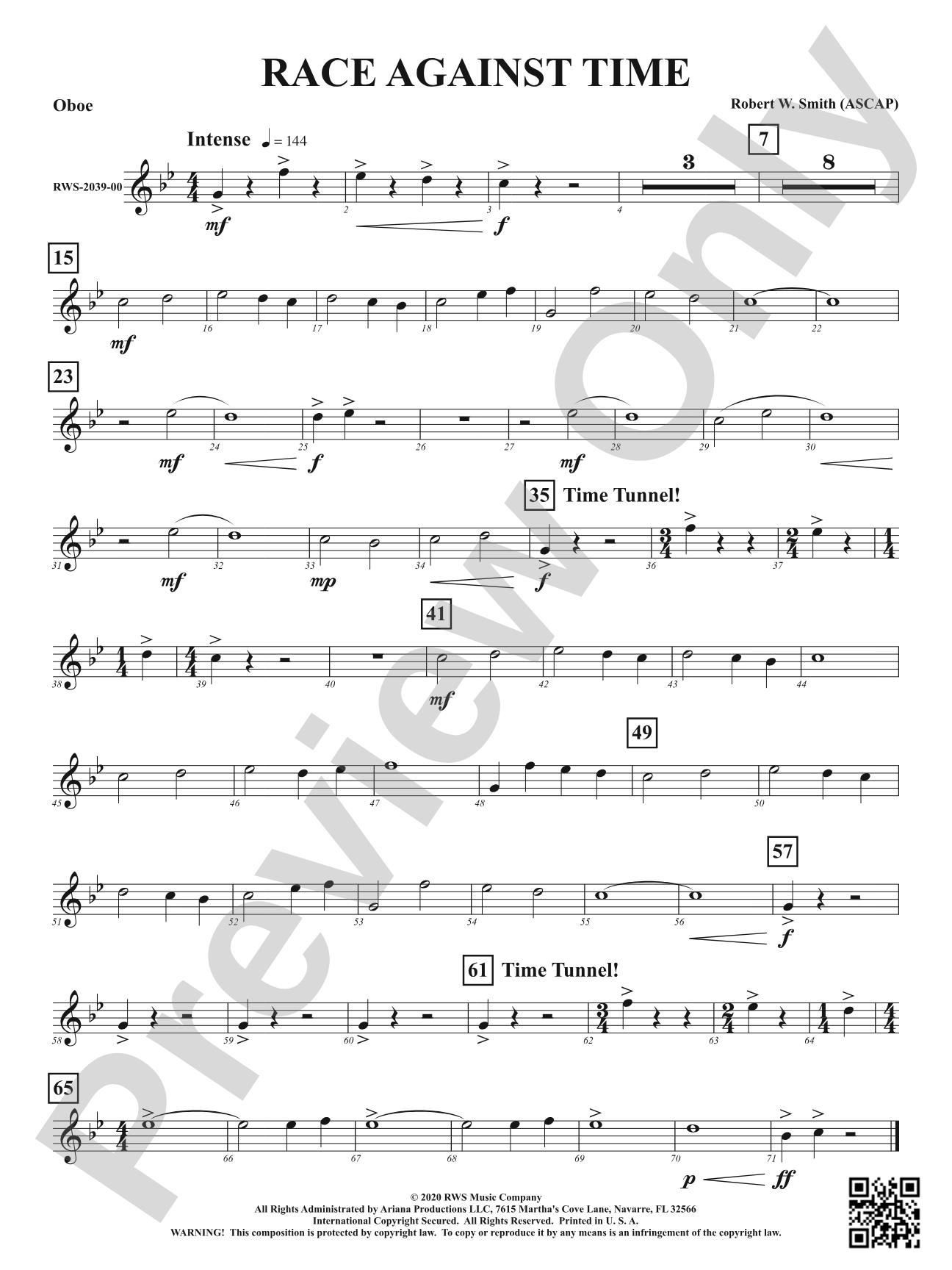 Race Against Time: Oboe
