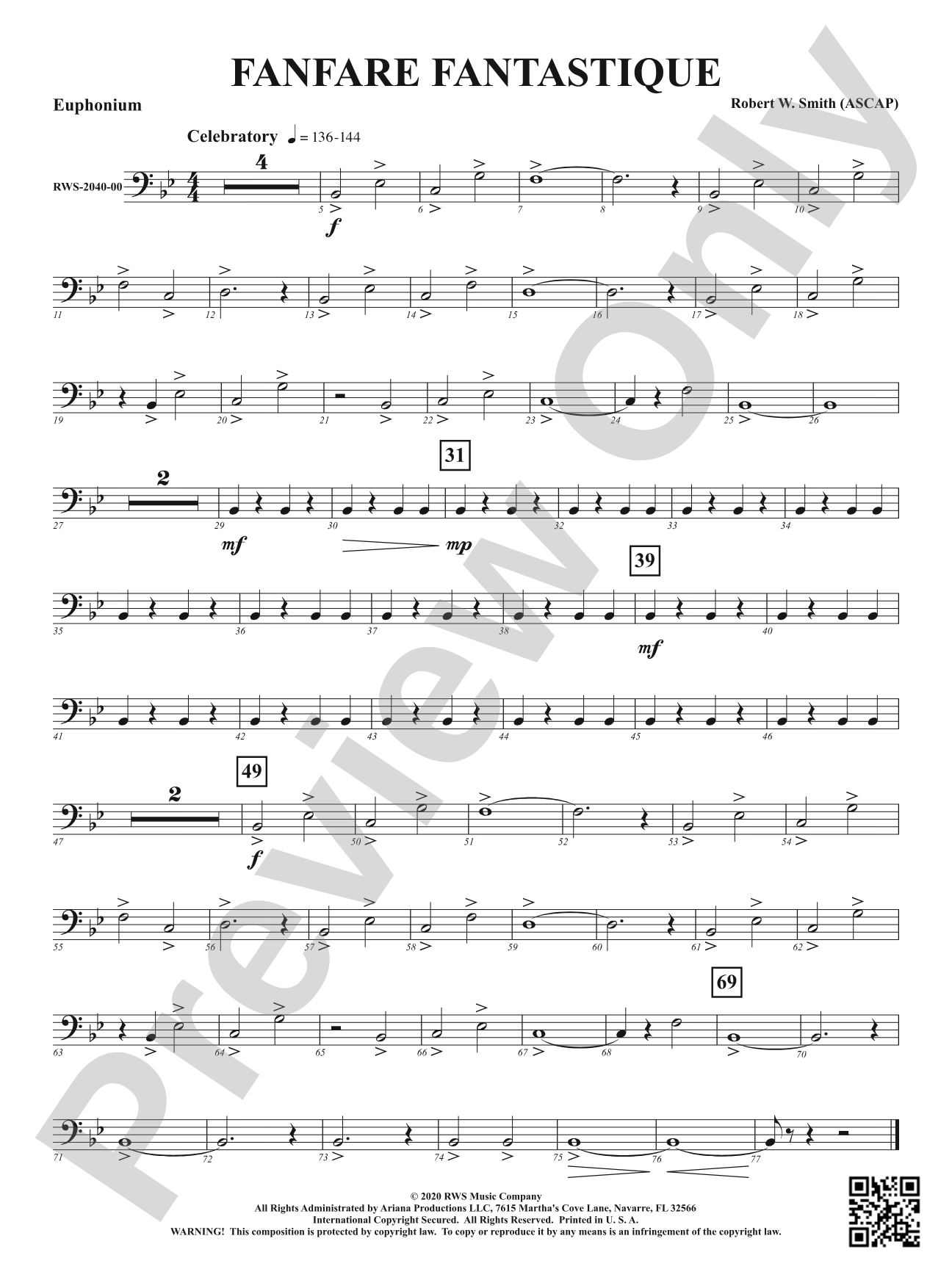 Fanfare Fantastique: Baritone B.C.
