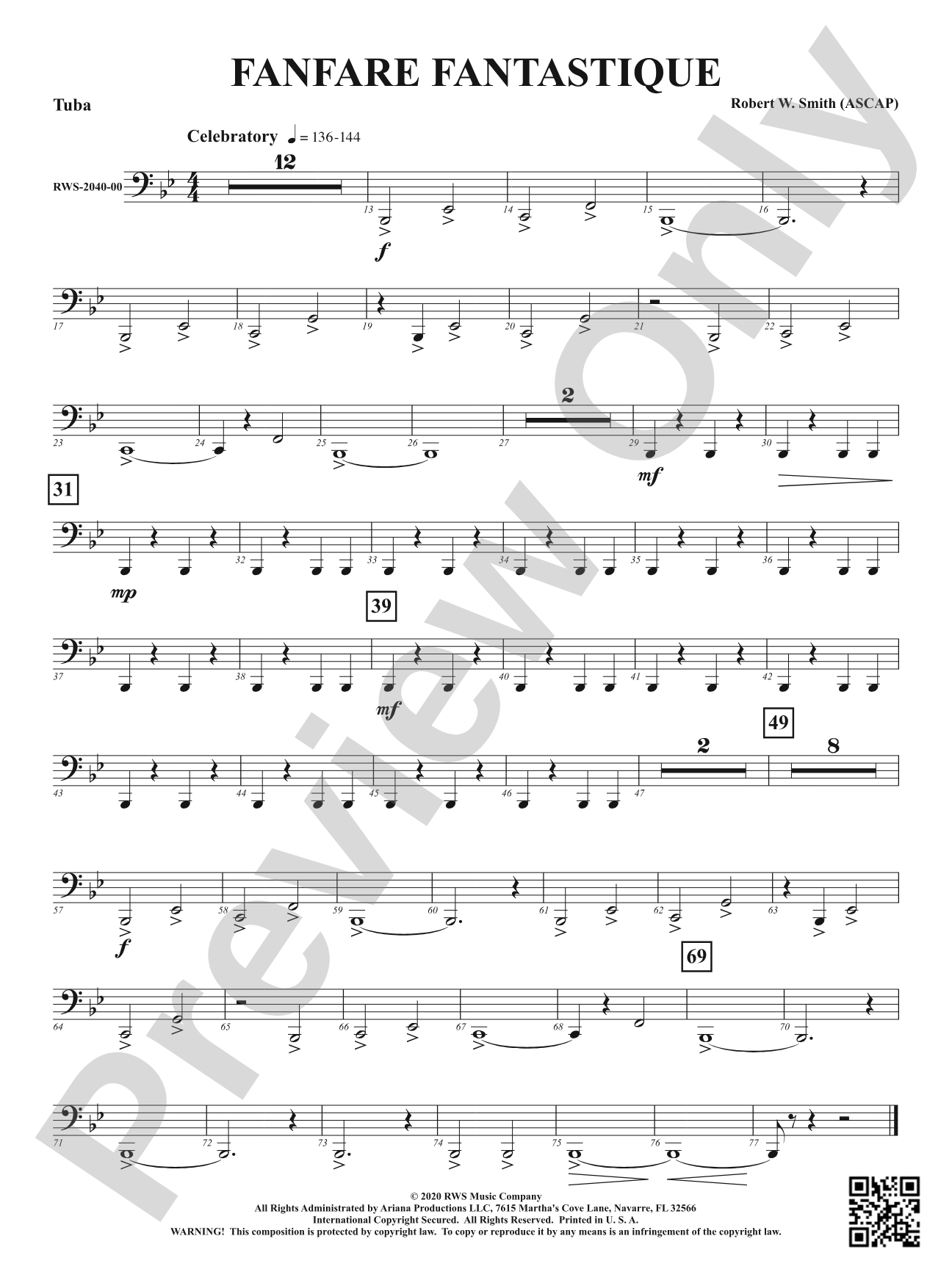 Fanfare Fantastique: Tuba
