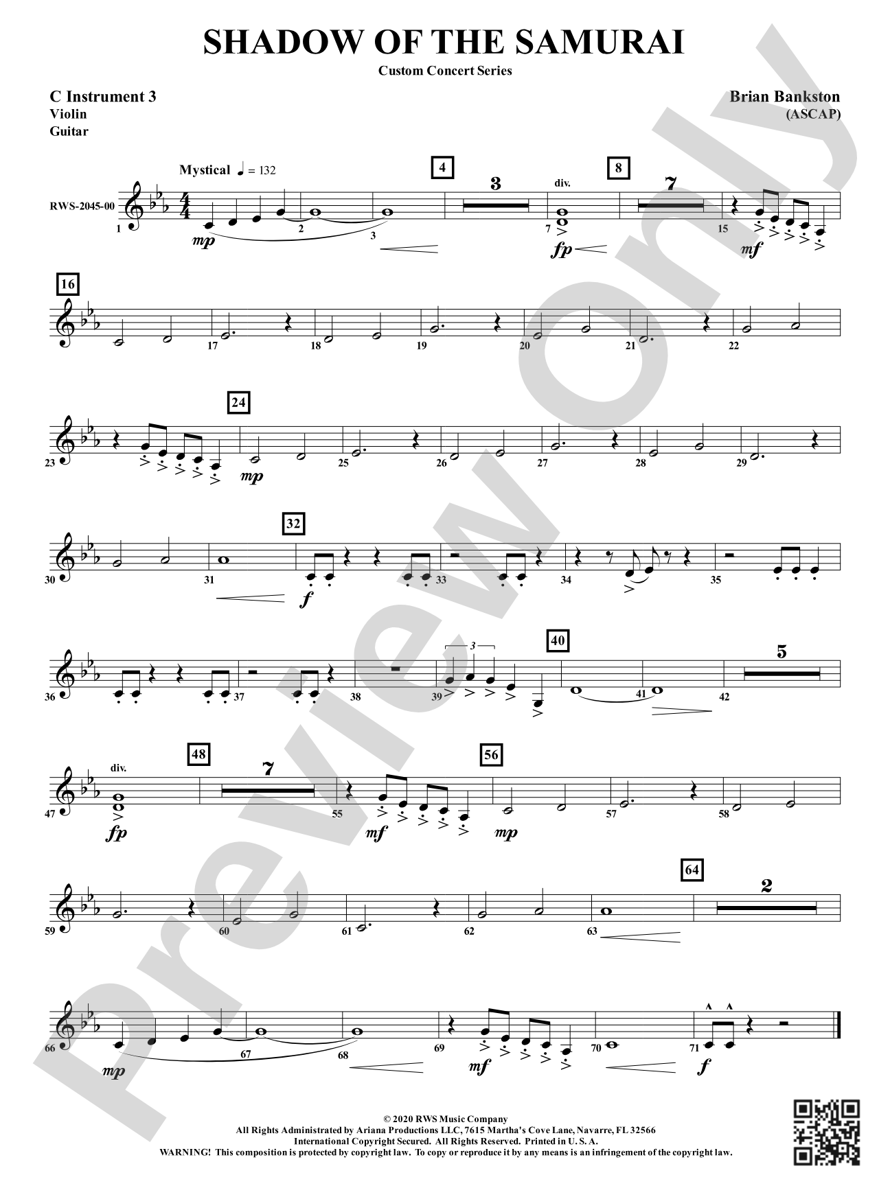 Shadow of the Samurai: Part 3 - C Instruments T.C.