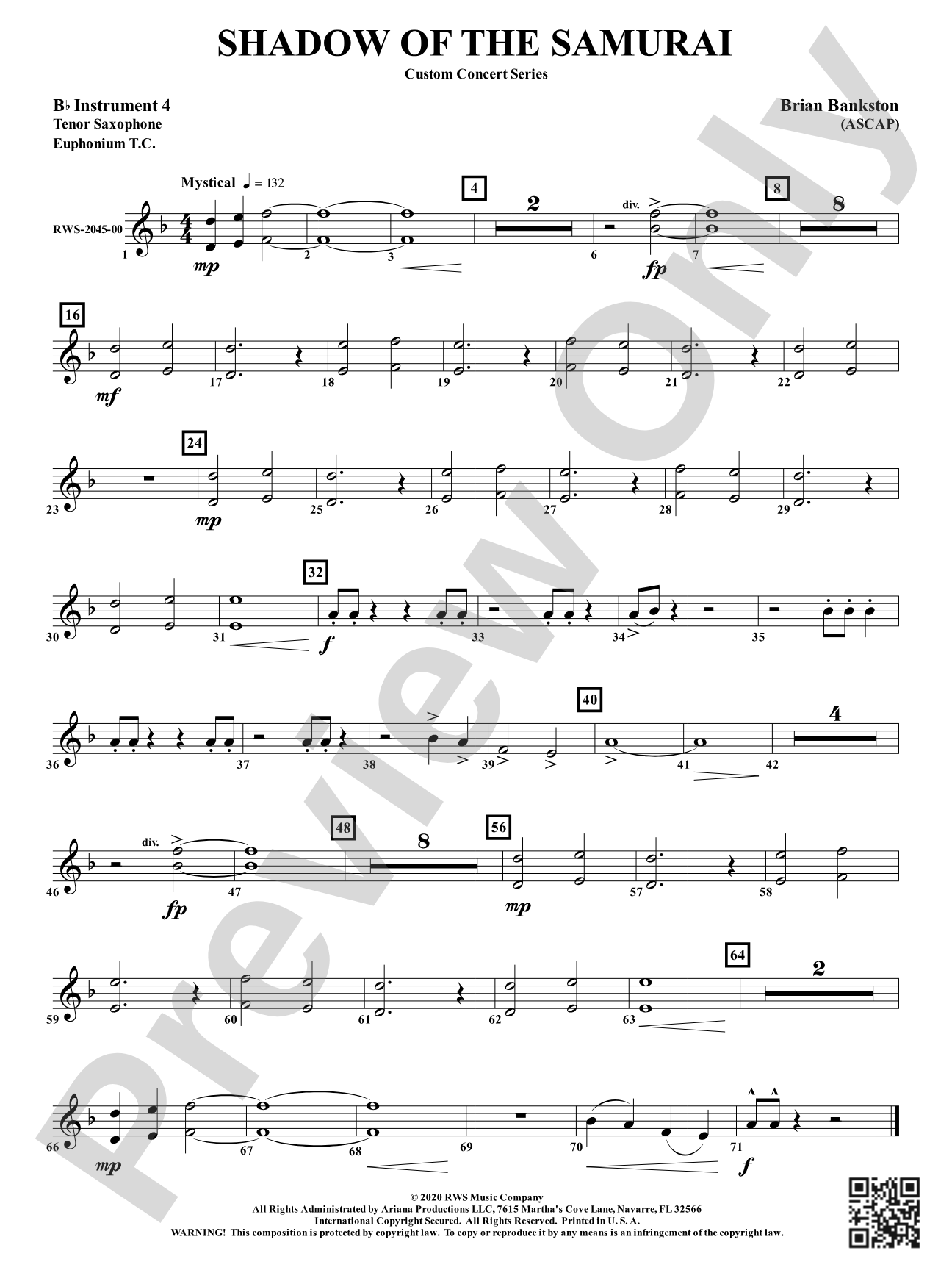 Shadow of the Samurai: Part 4 - B-flat Instruments