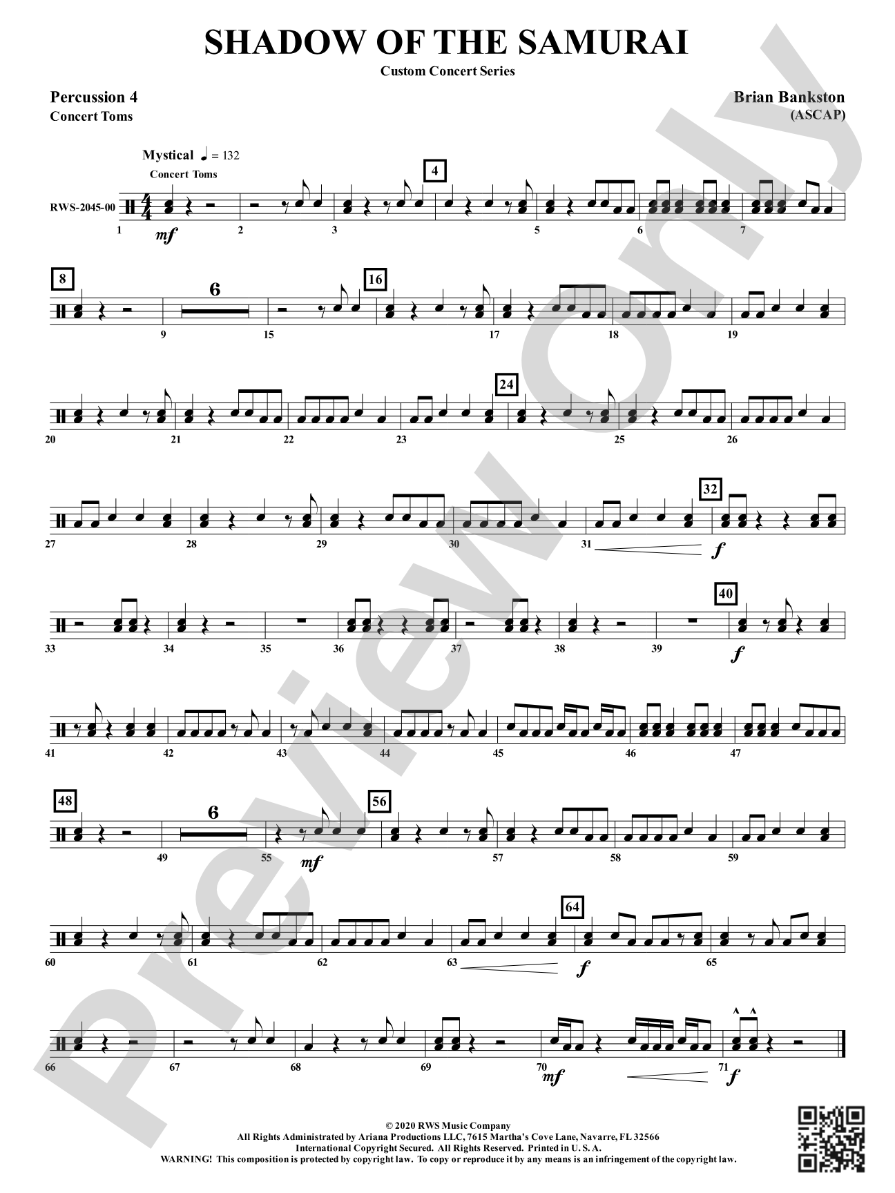 Shadow of the Samurai: 4th Percussion