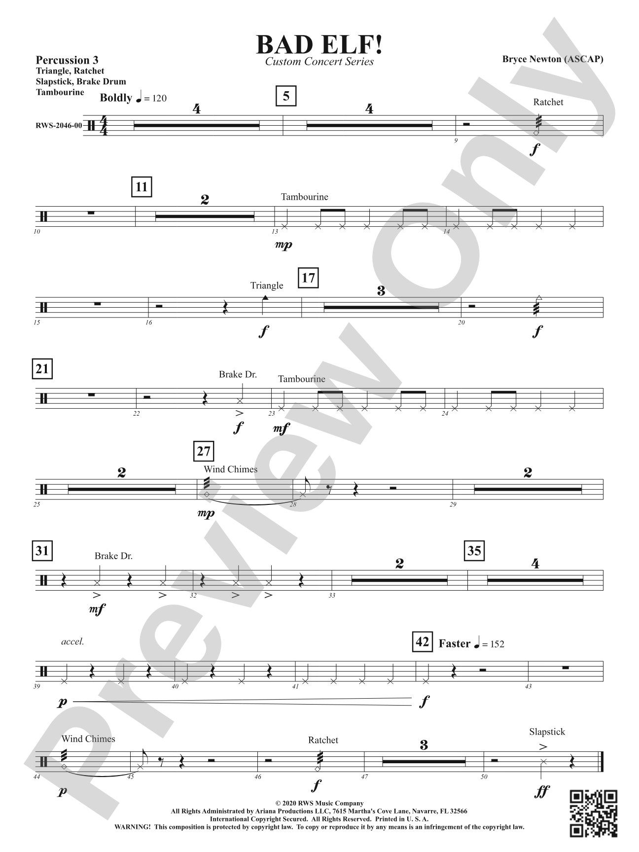 Bad Elf!: 3rd Percussion