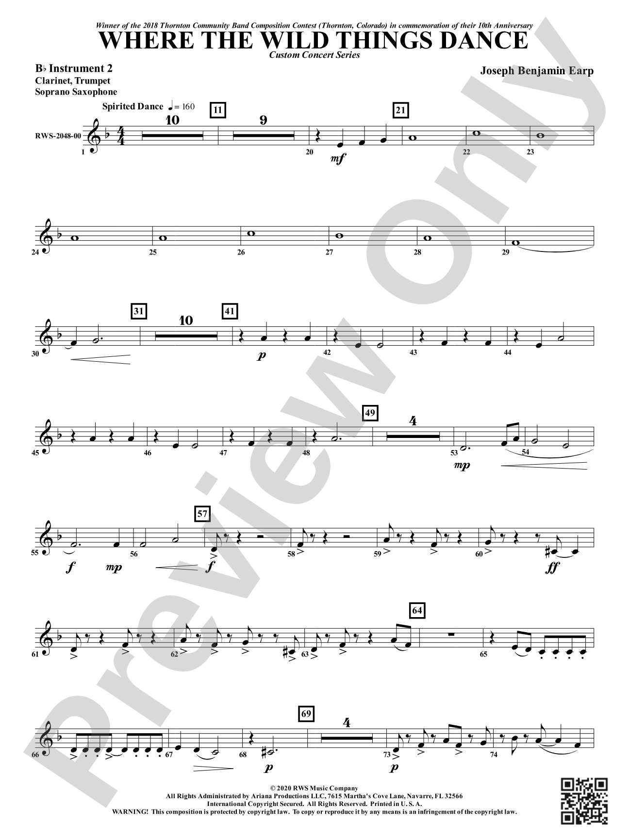 Where the Wild Things Dance: Part 2 - B-flat Instruments