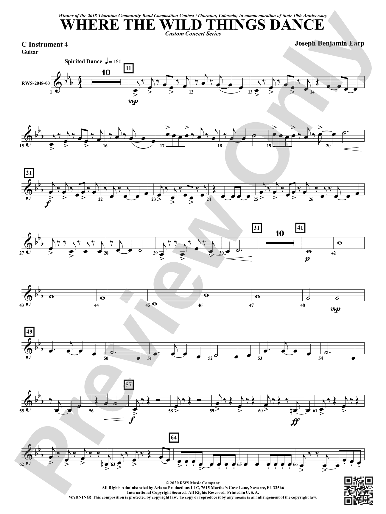 Where the Wild Things Dance: Part 4 - C Instruments T.C.