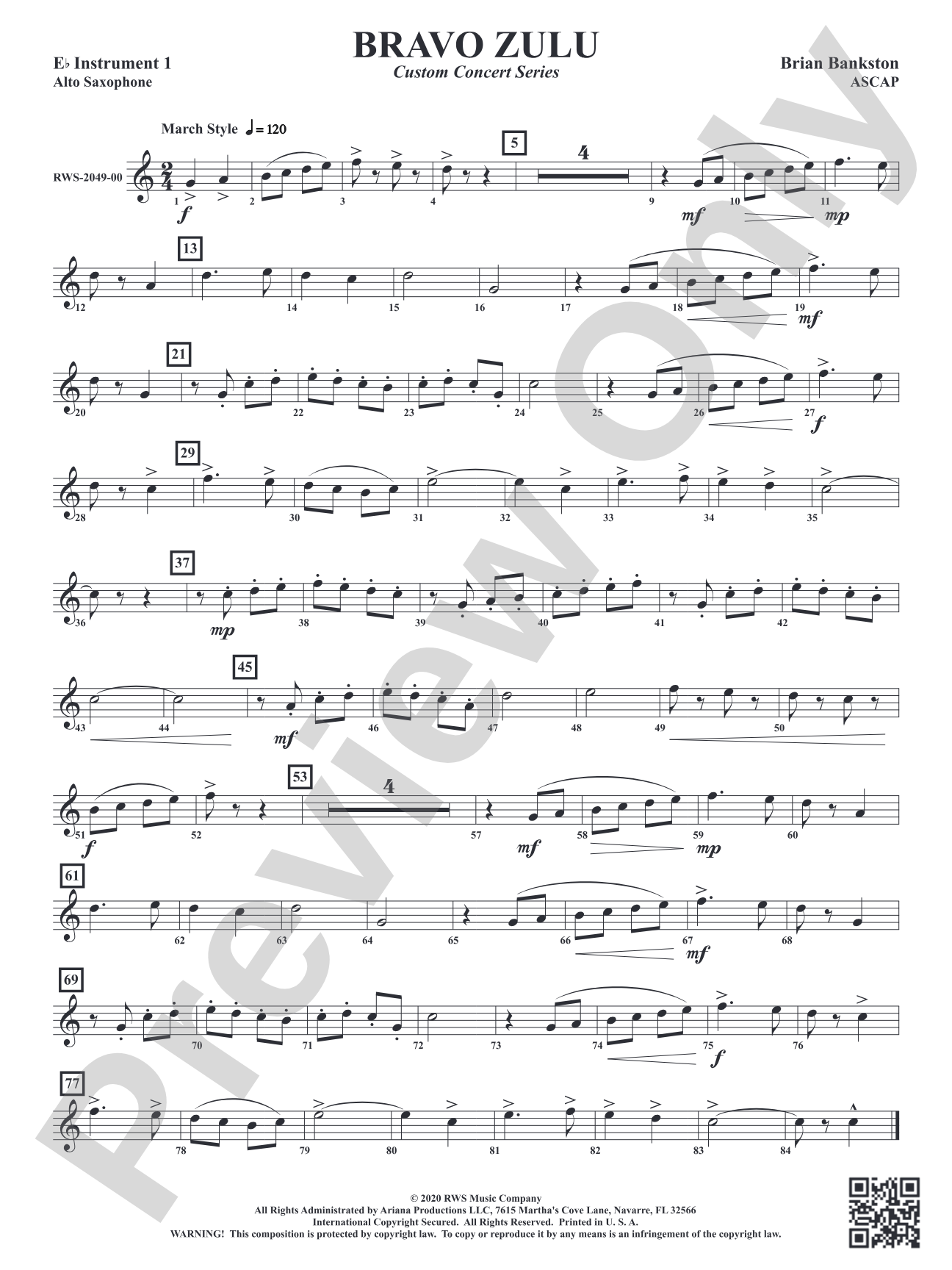 Bravo Zulu: Part 1 - E-flat Instruments