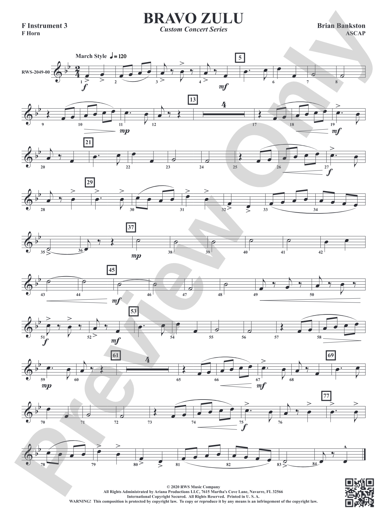 Bravo Zulu: Part 3 - F Instruments