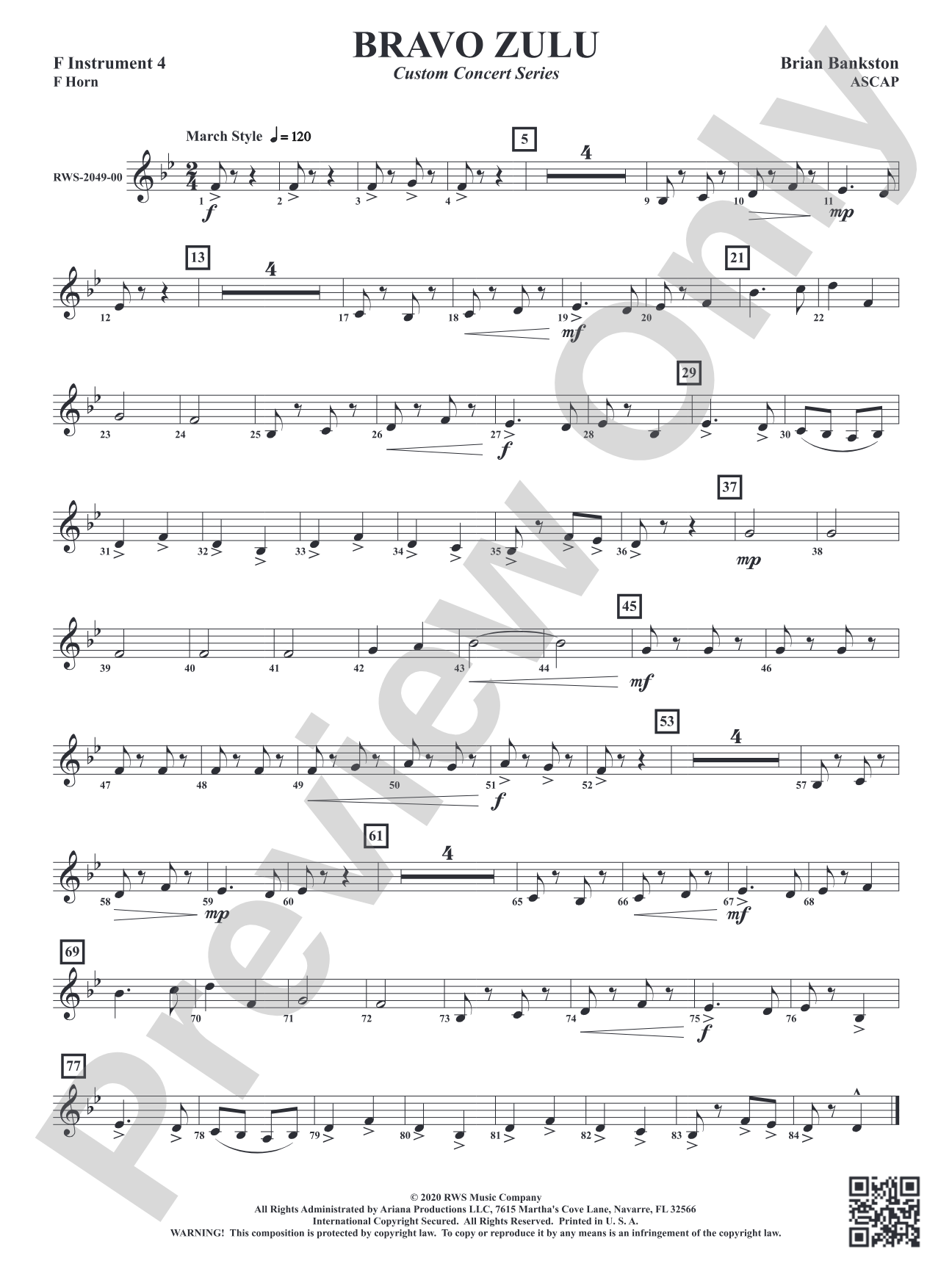 Bravo Zulu: Part 4 - F Instruments
