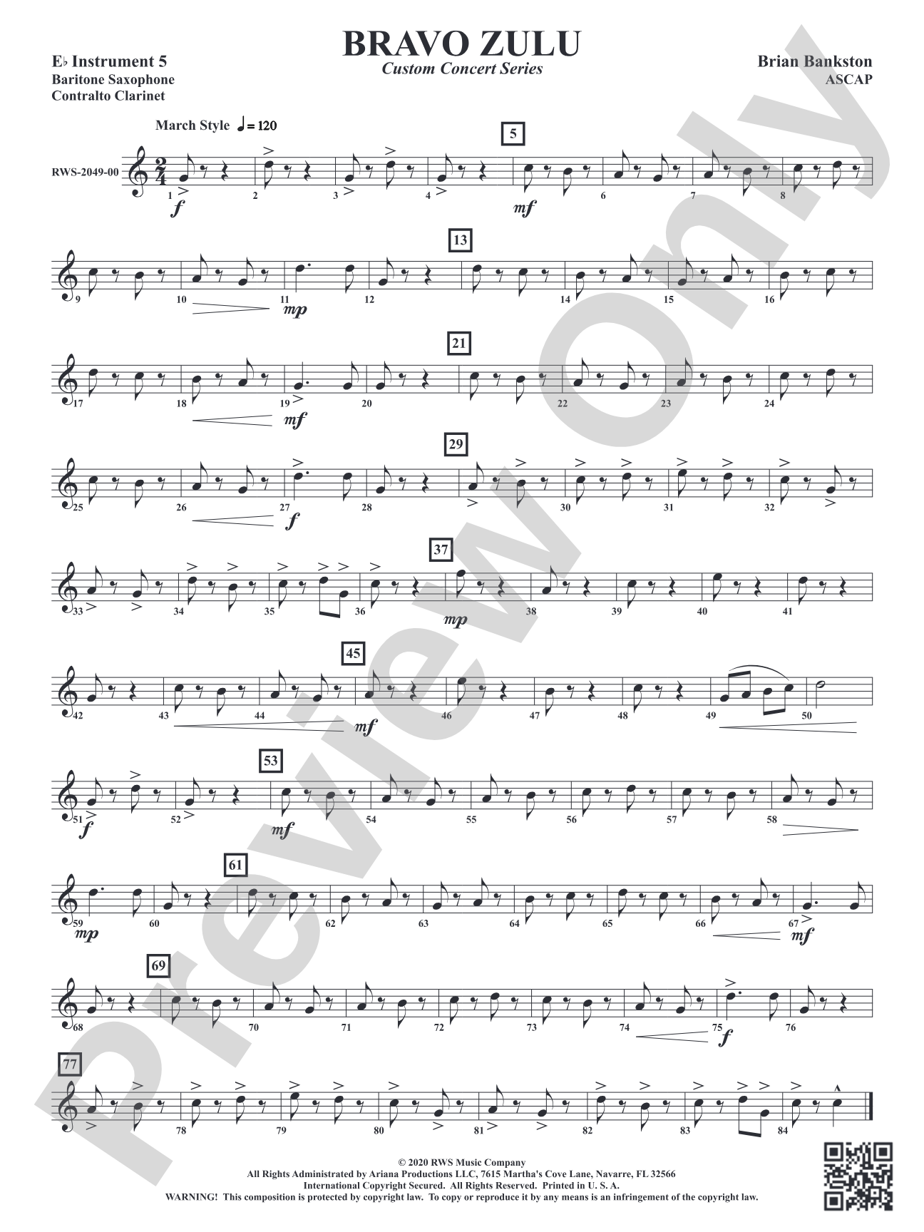 Bravo Zulu: Part 5 - E-flat Instruments