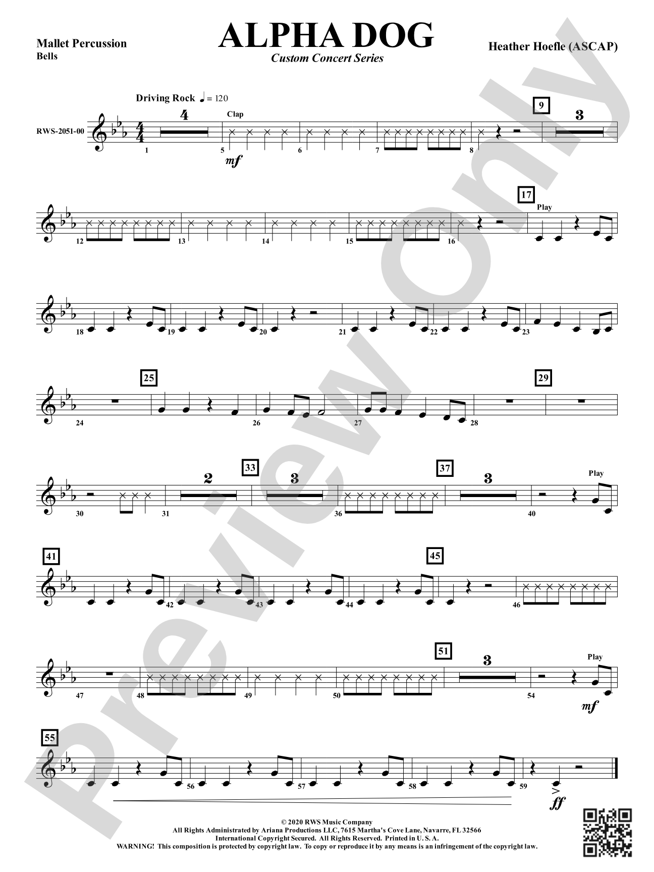 Alpha Dog: 1st Mallet Percussion