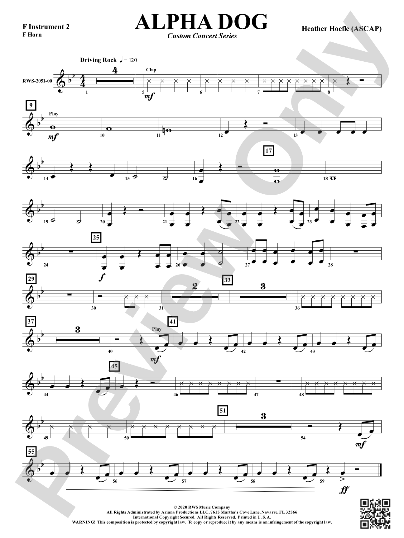 Alpha Dog: Part 2 - F Instruments