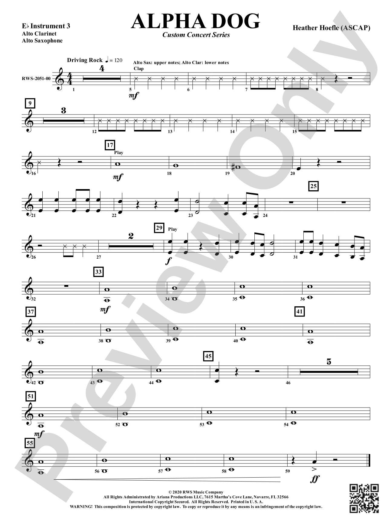 Alpha Dog: Part 3 - E-flat Instruments