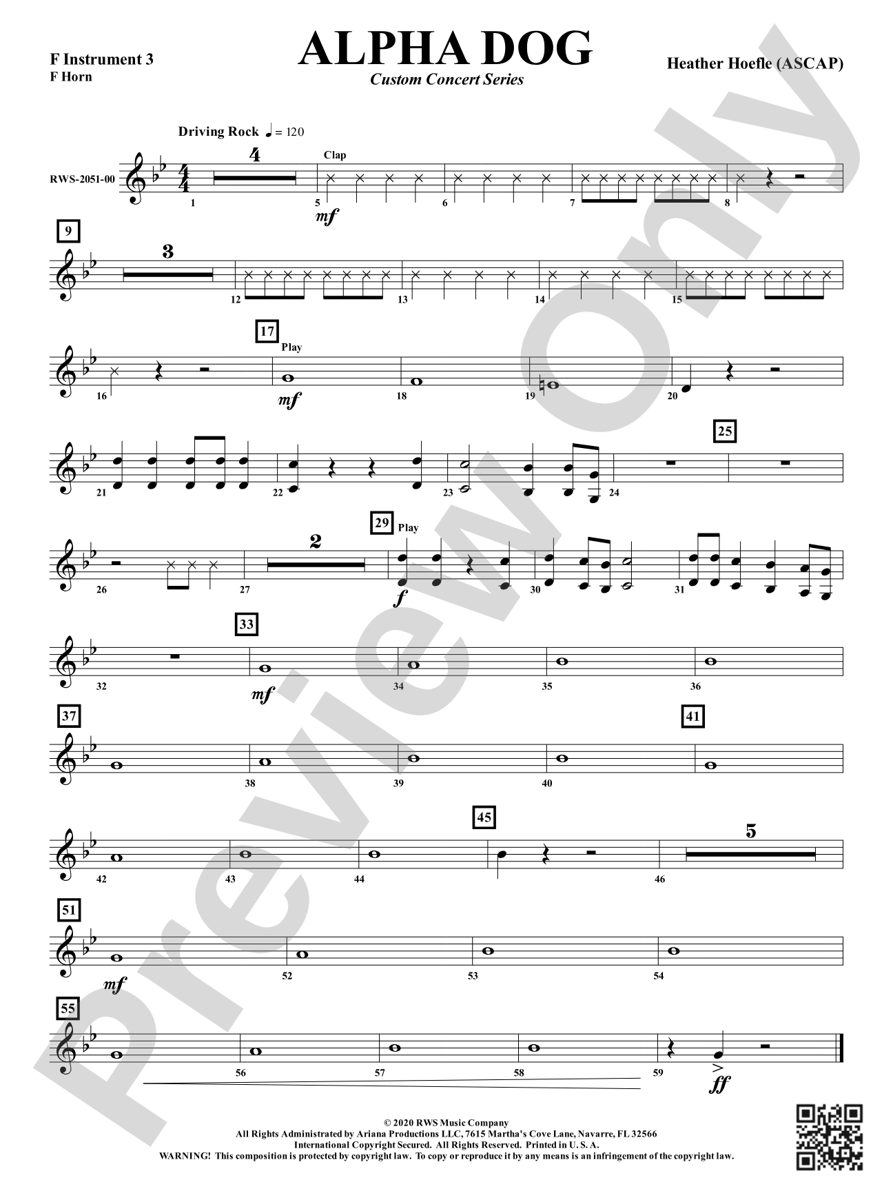 Alpha Dog: Part 3 - F Instruments