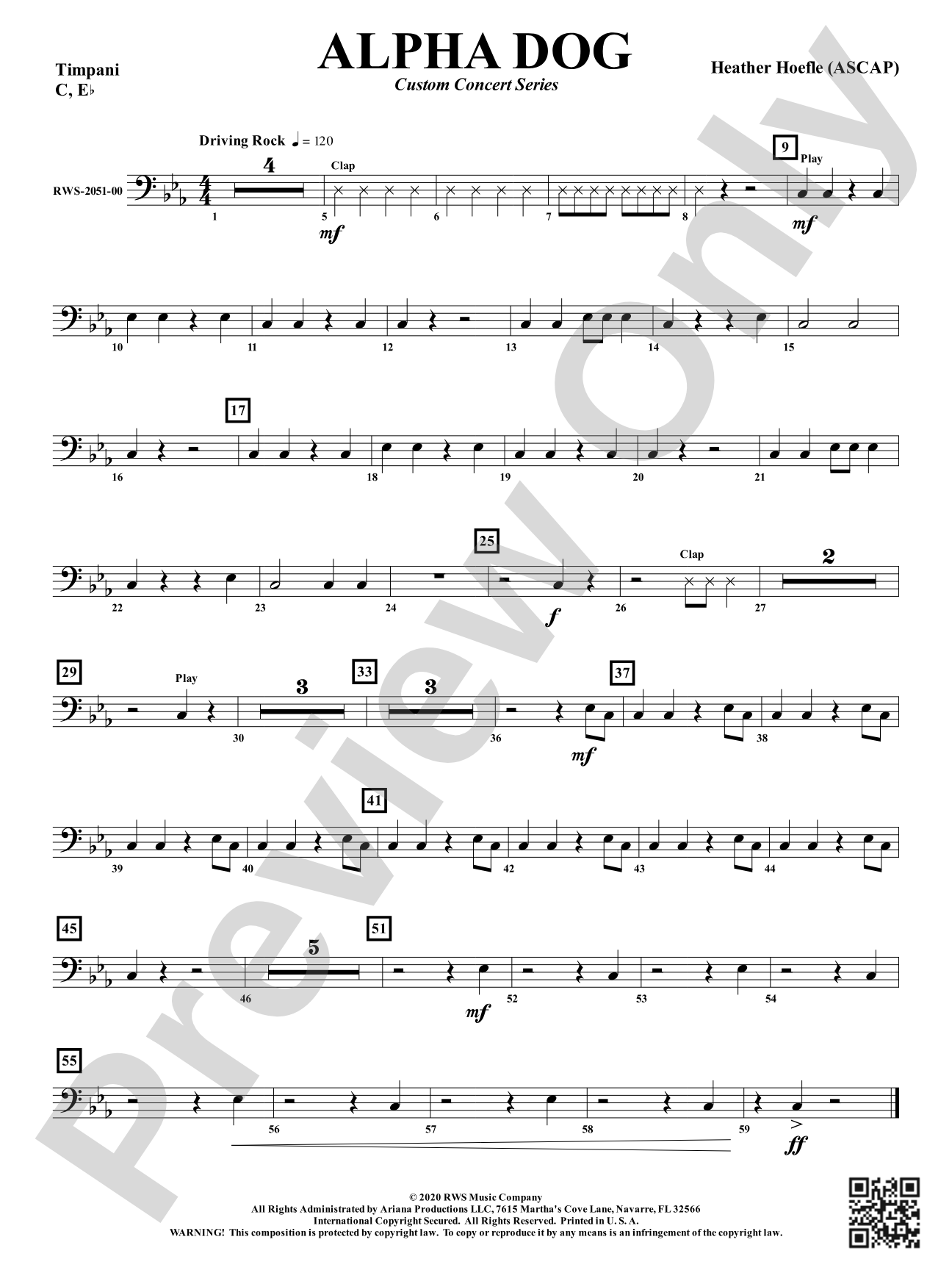 Alpha Dog: Timpani