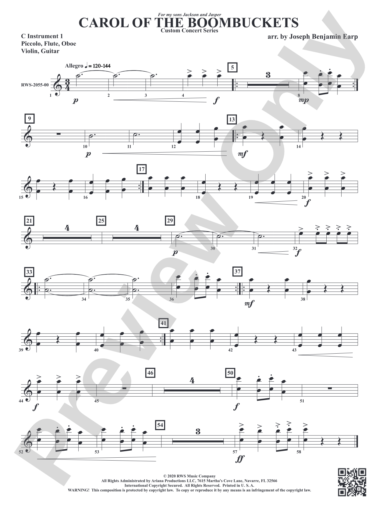 Carol of the Boombuckets: Part 1 - C Instruments T.C.