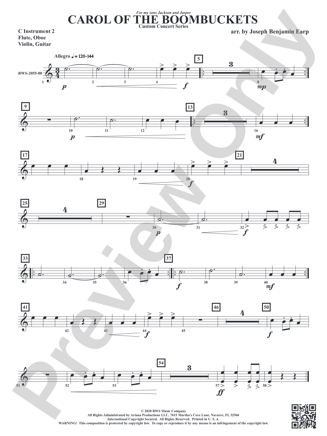 Carol of the Boombuckets: Part 2 - C Instruments T.C.