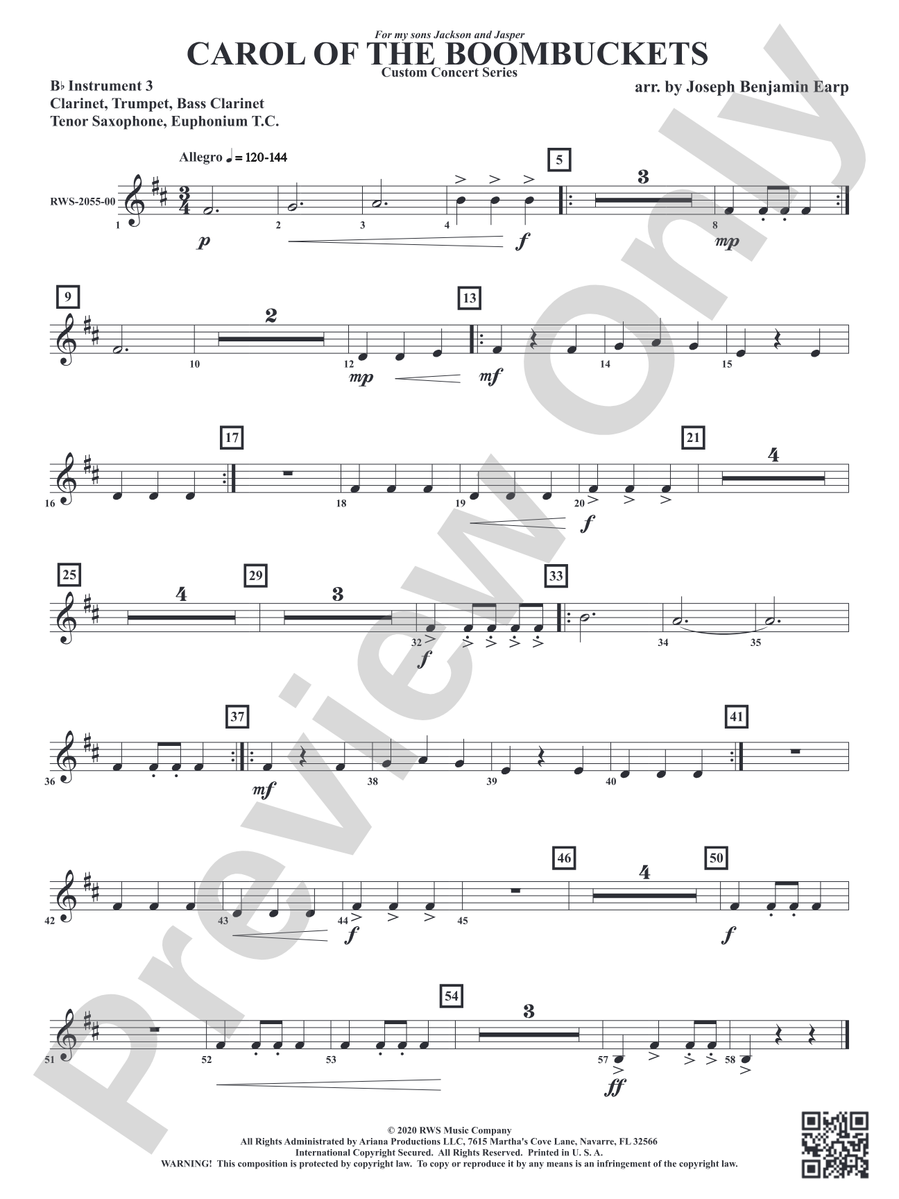 Carol of the Boombuckets: Part 3 - B-flat Instruments