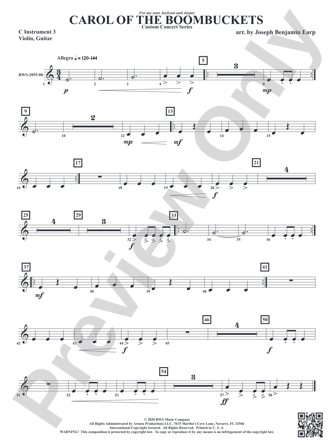Carol of the Boombuckets: Part 3 - C Instruments T.C.