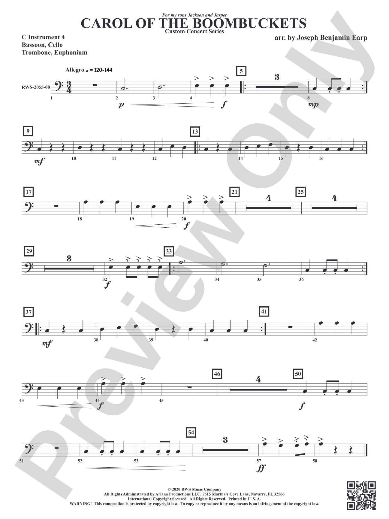 Carol of the Boombuckets: Part 4 - C Instruments B.C.