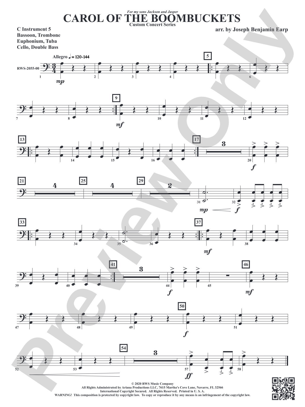 Carol of the Boombuckets: Part 5 - C Instruments B.C.